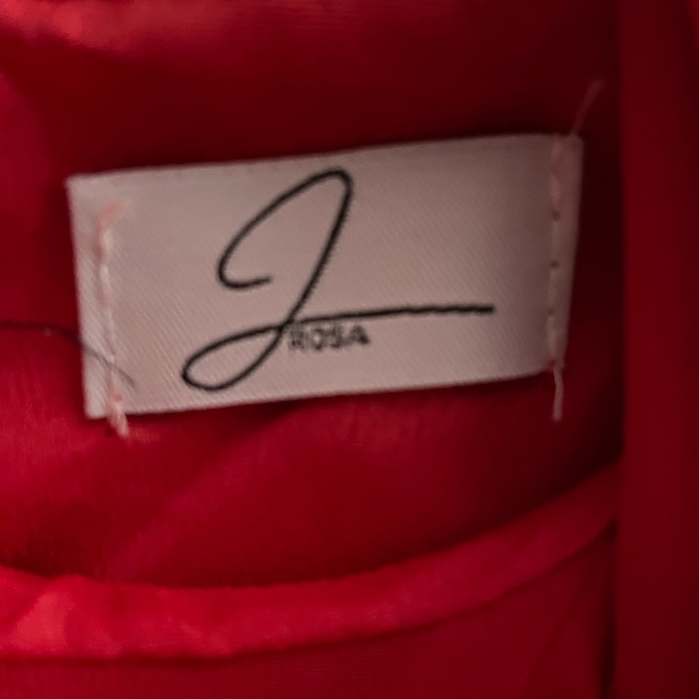 J Rosa Red Dress Size Small - Picture 14 of 15